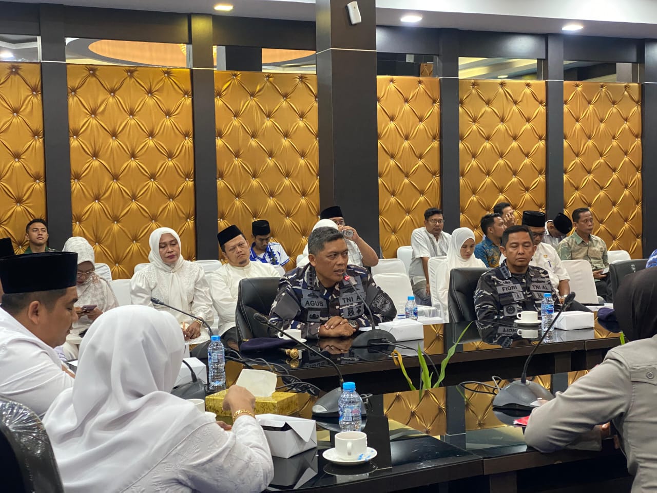 Danlanal Bintan Hadiri Rapat Forkopimda Tentang Situasi Terkini di Bintan