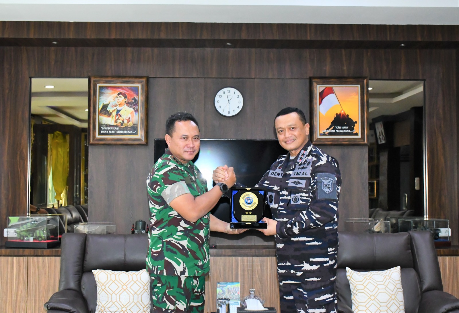 Perkuat Solidaritas Antar Matra, Komandan Kodaeral I Laksanakan Courtesy Call Ke Pangdam I/BB