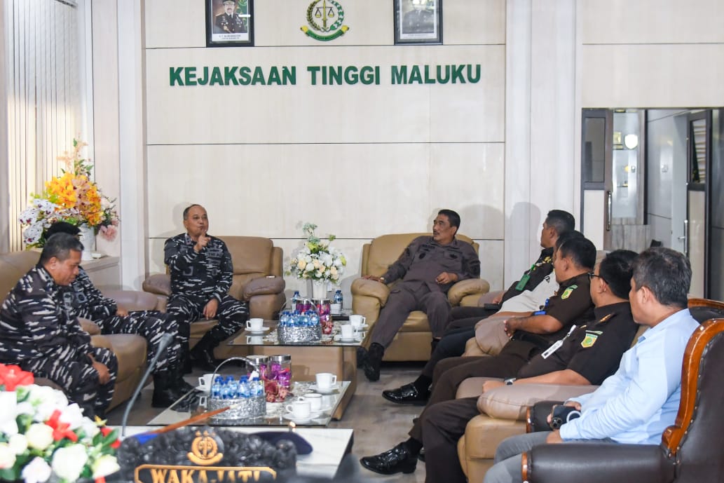 Dankodaeral IX Laksanakan Courtesy Call Ke Kejaksaan Tinggi Maluku
