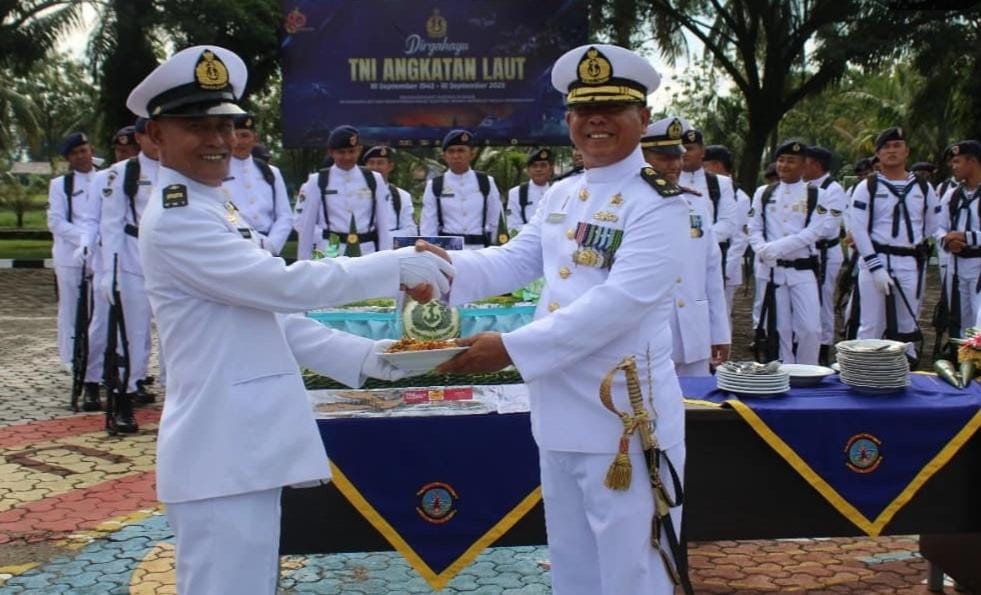 Jalesveva Jayamahe, Lanal Bengkulu Gelar Upacara HUT Ke-80 TNI AL