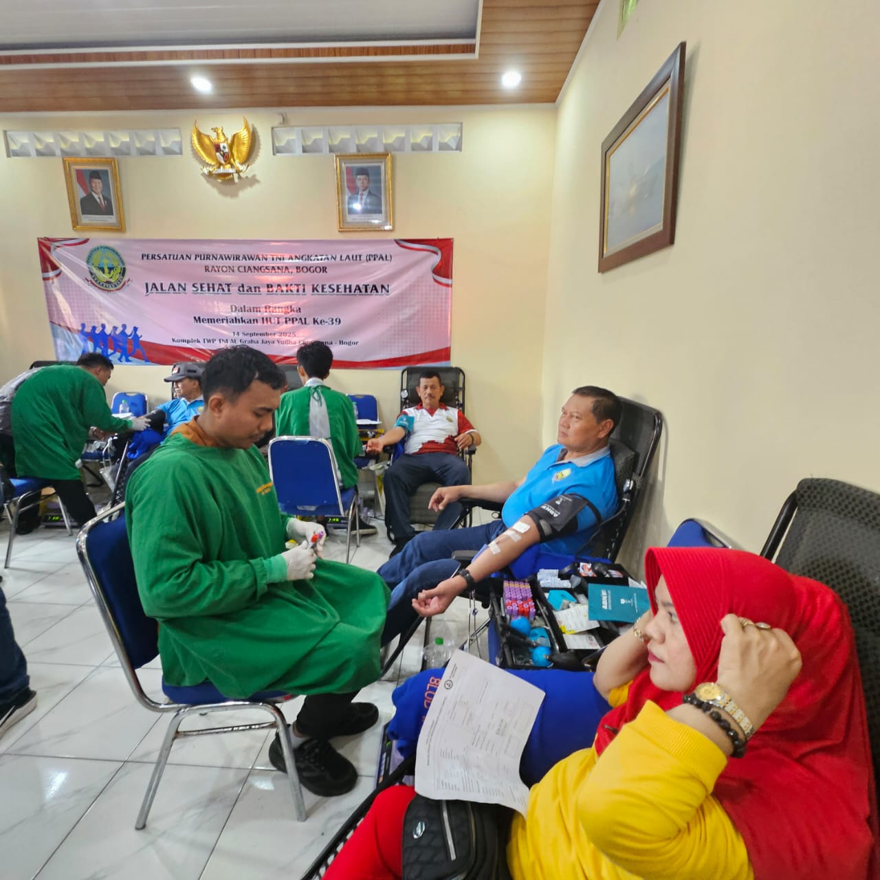 PPAL PUSAT Resmikan Rayon Ciangsana, Pererat Silaturahmi Dengan Olahraga Bersama Bakti Kesehatan
