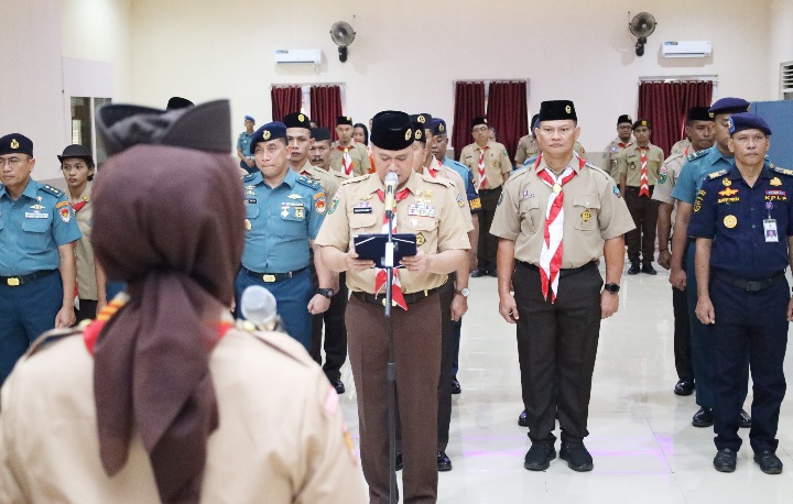 Dankodaeral IX Dilantik Sebagai Ketua Majelis Pembimbing Bersama Pengurus Saka Bahari Kodaeral IX Periode 2025-2030
