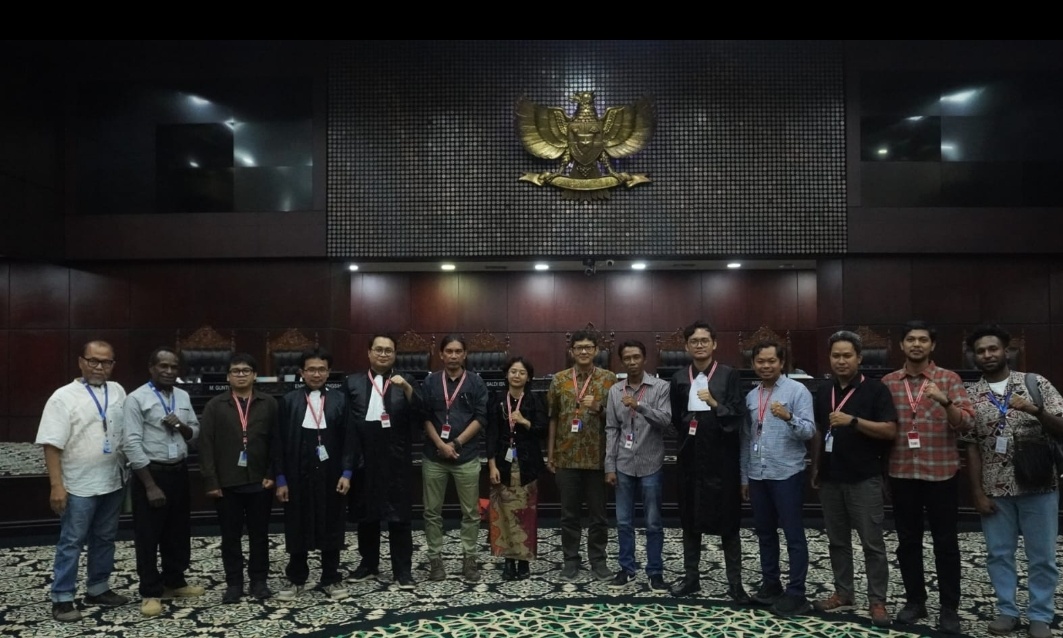 SIARAN PERS Gerakan Rakyat Menggugat (GERAM) PSNSidang Perkara Nomor 112/PUU-XXIII/2025 Uji Materi UU Cipta Kerja terhadap Pasal-Pasal PSN